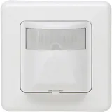 Kopp 808413011 INFRAcontrol R 180° (EUROPA), Infrarot-Bewegungsschalter, 3-Draht, für ohmsche/induktive Last 1.000W, inkl. Abdeckrahmen,