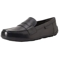 GEOX Jungen J New Fast Boy Mokassins, Schwarz, 36 EU