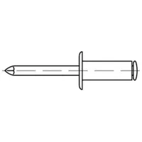 Industrial Quality Supplies Blindniete 3 x 8 500 Stück