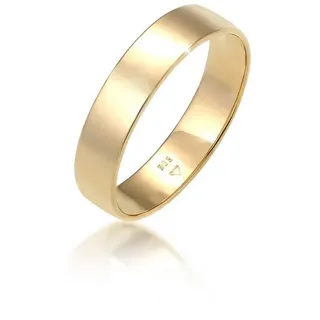 Elli Premium Partnerring Trauring Bandring 585 Gelbgold goldfarben 62