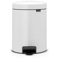 Brabantia Proregal Mülleimer, Weiß, Metall, 26.3x30.2x21.7 cm, Küchen, Küchenausstattung,