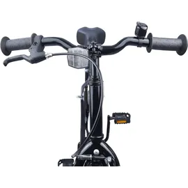 vidaXL Kinderfahrrad 18 Zoll schwarz