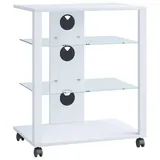 VCM Hifi Möbel, Rack Glas Phono Mediaregal Folas