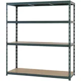 pro-bau-tec Steckregal Holz 160 x 180 x 60 cm anthrazit