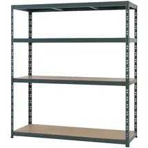pro-bau-tec Steckregal Holz 160 x 180 x 60 cm anthrazit