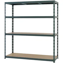 pro-bau-tec Steckregal Holz 160 x 180 x 60 cm anthrazit