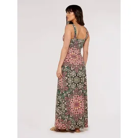 Apricot Maxikleid Mandala-Maxikleid Grün M