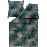 ESTELLA Bettwäsche Candela Mako Satin (Khaki 016, 1 x 80x80 cm + 1 x 155x220 cm + 1 x 40x80 cm)