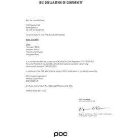 Poc Otocon Race MIPS Uranium black/hydrogen White Matt
