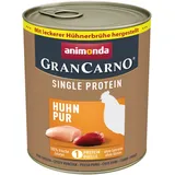 Animonda 24 x 800 g animonda GranCarno Adult Single Protein Huhn Pur Hundefutter nass