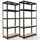 Arebos 2er Set Schwerlastregal 180 x 90 x 40 cm 875 kg 5 MDF-Platten | Schwarz