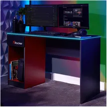 X Rocker Carbon-Tek Gaming-Tisch Schwarz/Rot