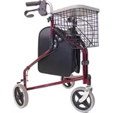 DRIVE TriWalker Rollator rot