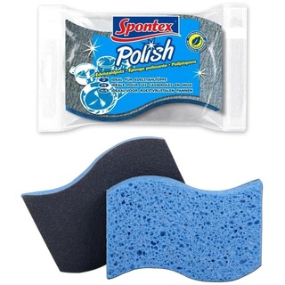 Spontex Polish Polierschwamm Edelstahlputzschwamm für Bügeleisen 2er-Pack