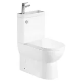 a&n&a aQualine JALTA HYGIE WC-Kombi mit WC-Sitz Weiß
