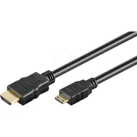 Wentronic HDMI-Kabel 74431 HDMI A Stecker > Mini C Stecker 3 m Schwarz