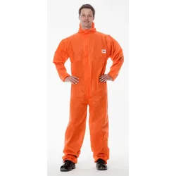 3M 4515O Schutzanzug, orange, TYP 5/6, Grösse 3XL, Material SMMS fusselarm, Gummiband Abschluss