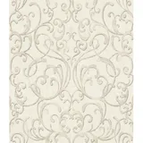 Rasch Textil Rasch Vliestapete Tapetenwechsel II 651607 Ornament Creme 10,05 x 0,53 m