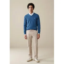 FYNCH-HATTON Pullover mit V-Ausschnitt Blau L