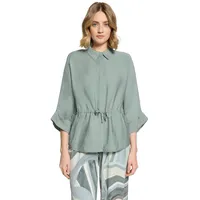 Betty Barclay Bluse mit Tunnelzug grau 36