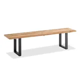 Niehoff Nemo Profilkufen anthrazit - 220 cm Teak recycelt