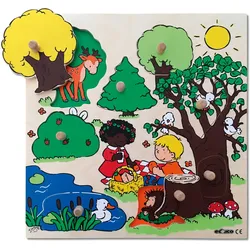 Steckpuzzle Wald