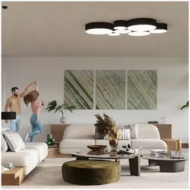LEDKIA Arena 3-flg. 45 cm rund schwarz
