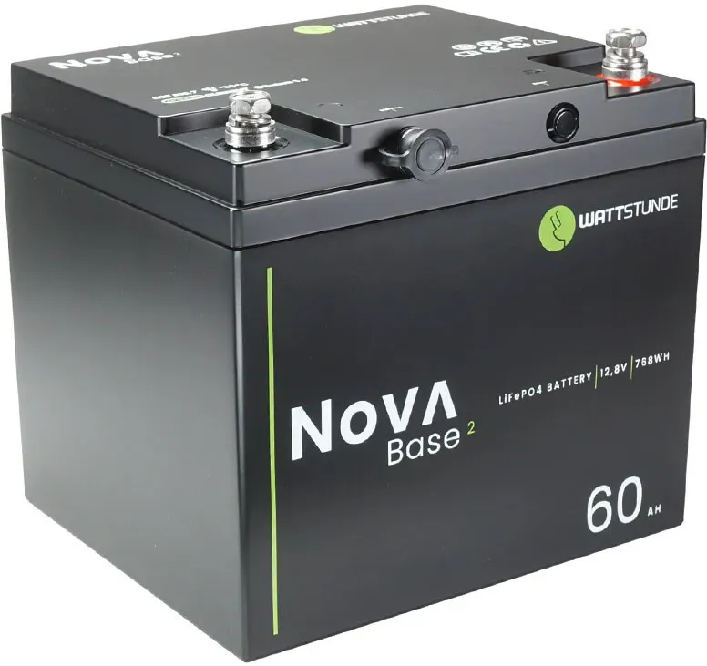 WATTSTUNDE NOVA Base 2 60Ah Batterie LiFePO4 12,8V