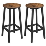 VASAGLE 2 VASAGLE Barhocker LBC32X braun