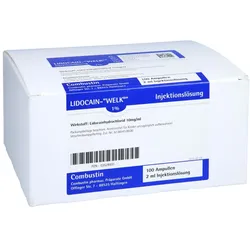 Lidocain Welk 1% Injektionslösung Ampull 100X2 ml