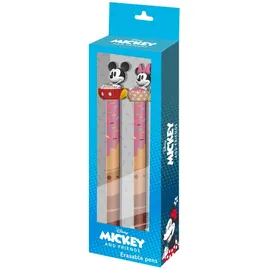 Disney Micky und Minnie Mix-Set mit 2 Radierbaren Gelstiften, Blau, 9,5 x 23 cm
