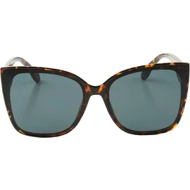 LAURA SCOTT Sonnenbrille LAURA SCOTT, Damen, braun, gemustert, glänzend, kontrastfarbene Details, Sonnenbrillen Sonnenbrille, mit glitzernden und goldfarbenden Details - NEW