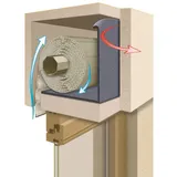 Schellenberg Rollladenkasten-Dämmrolle, 2-teilig, 3 mm