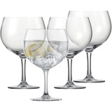 Schott Zwiesel Gin Tonic Bar Special (4er-Set), bauchige Longdrinkgläser für Gin Tonic, spülmaschinenfeste Tritan-Kristallgläser, Made in Germany (Art.-Nr. (130002)