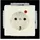 Busch-Jaeger Steckdoseneinsatz 1 St. Beige