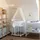 Waldin Babybett OWAL Kinderbett 7in1 mit Matratze, mitwachsendes Kinder-Bett