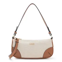 L.Credi Rea Umhängetasche Kunstleder Beige