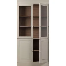 Woood Vitrine Chow 105 x 40 x 215 cm Grau