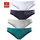 PETITE FLEUR Bikinislip PETITE FLEUR, Mädchen, Gr. 158/164, 4 Stk., bunt (petrol, grau, meliert, marine, weiß), Single Jersey, Obermaterial: 95% Baumwolle, 5% Elasthan, Glitzermuster, körpernah, Unterhosen, schöner Basic für jeden Tag, mit floralem Glitzerdruck