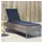 vidaXL Sonnenliege 200 x 55 x 97 cm Grau