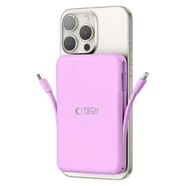 TECH-PROTECT PB31 MagSafe 10000mAH - purple Powerbank (Akku) - Purple - 10000 mAh, Lavendel