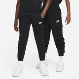 Nike Sportswear Club Fleece Cargohose Kinder Black/Black/White XS