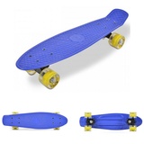 Byox Kinder Skateboard Spice LED 22 Zoll, Aluminium Achse, 80A 45mm, ABEC-7 dunkelblau