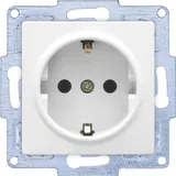 GUNSAN Modul Steckdose Schutzkontakt Weiß