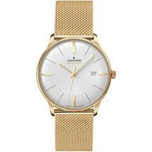 JUNGHANS Meister MEGA Solar Milanaiseband Gold 38 mm 59/7600.46