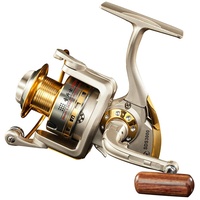 Diwa Spinning Fishing Reels for Saltwater Freshwater 1000 2000 3000 4000 5000 6000 Series Left/Right Interchangeable Trout Spinning Reel Carp Fishing Spool 10 Ball Bearings Light and Smooth (4000)