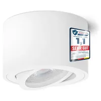 Linovum SMOL LED Aufbauleuchte matt weiß - flach &