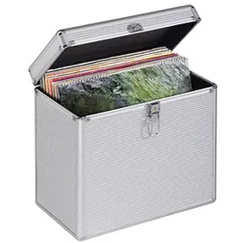 Hama 50er LP-Koffer silber