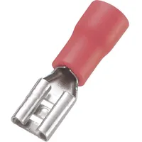 TRU Components 745122 Flachsteckhülse Steckbreite: 4.8 mm Steckdicke: 0.5