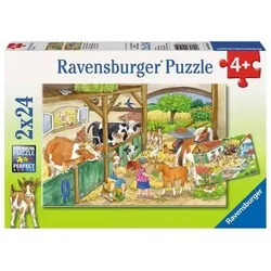 RAVENSBURGER 9195 Kinderpuzzle Fröhliches Landleben